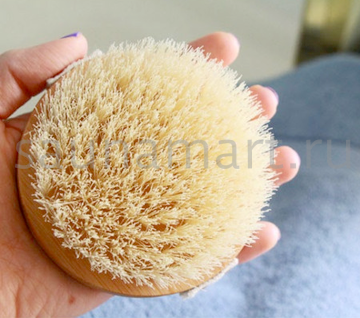 Щетка натуральная для мытья круглая Kurase  Щетка натуральная для мытья круглая Kurase