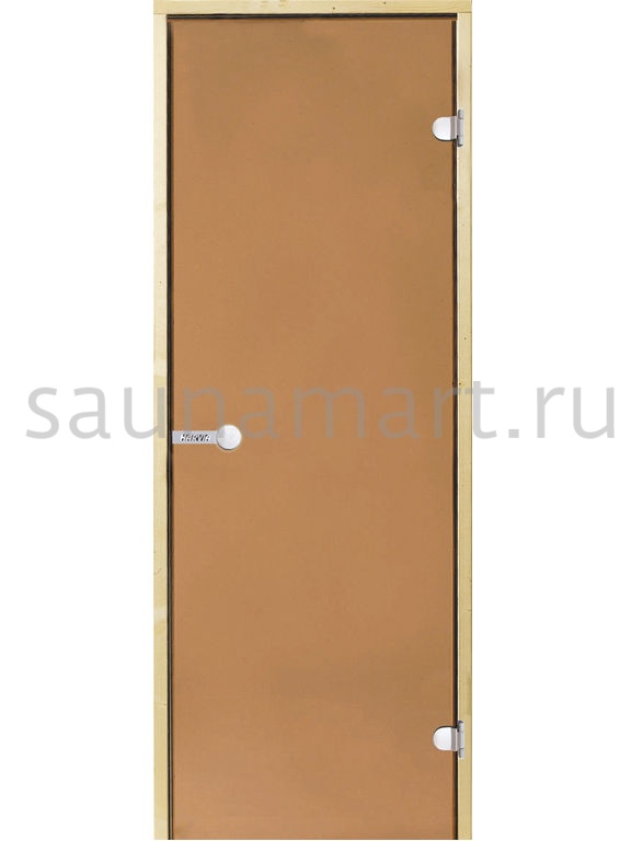 Дверь для сауны Harvia стеклянная 8/19 (коробка ольха бронза D81901L) Дверь для сауны Harvia стеклянная 8/19 (коробка ольха бронза D81901L)
