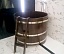 Купель круглая из лиственницы D=1.2 H=1.0 без покрытия CityWood