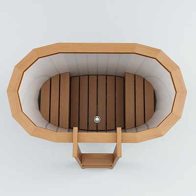 Купель пластиковая овальная 1.4 х0.77 х1.0 дуб с полимерным покрытием Купель пластиковая овальная 1.4 х0.77 х1.0 дуб с полимерным покрытием