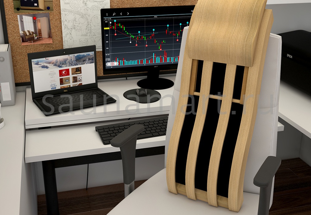 SAWO Подспинник с инфракрасным излучателем кедр 505-IR-D SAWO Подспинник с инфракрасным излучателем кедр 505-IR-D