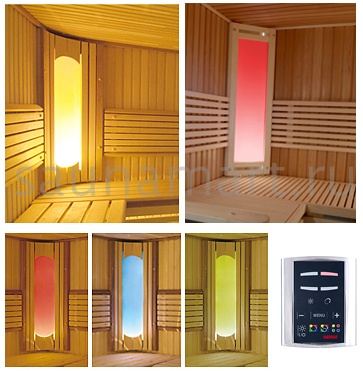Harvia Цветотерапия для ИК-кабины в комплекте с установочными приспособлениями Harvia Цветотерапия для ИК-кабины в комплекте с установочными приспособлениями