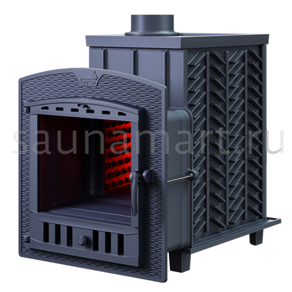 Печь дровяная чугунная Гефест GFS ЗК 25 (П2) Печь дровяная чугунная Гефест GFS ЗК 25 (П2)