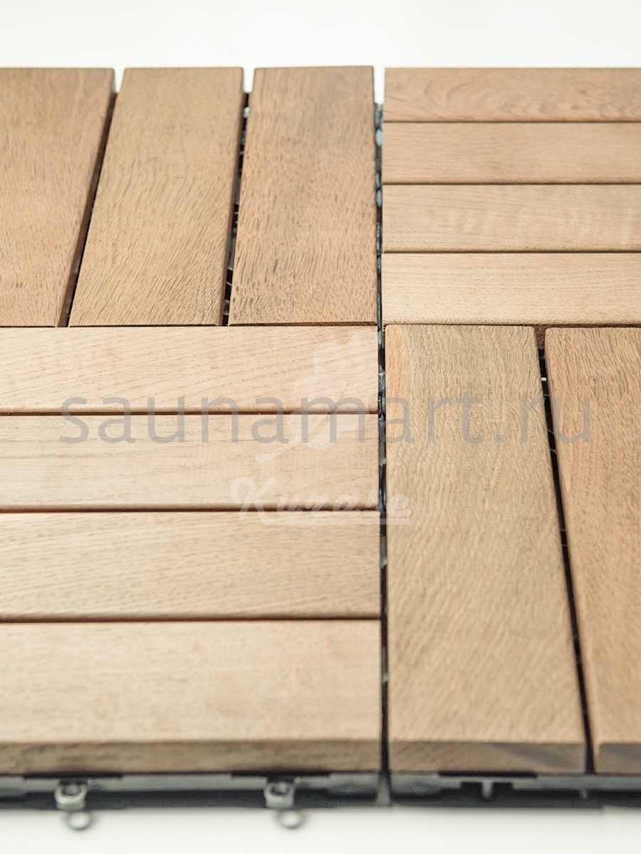 Термодекинг липа 4 планки 300х300х30 Термодекинг липа 4 планки 300х300х30