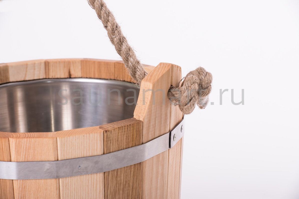 Запарник с нержавеющей вставкой 16л ДУБ Запарник с нержавеющей вставкой 16л ДУБ