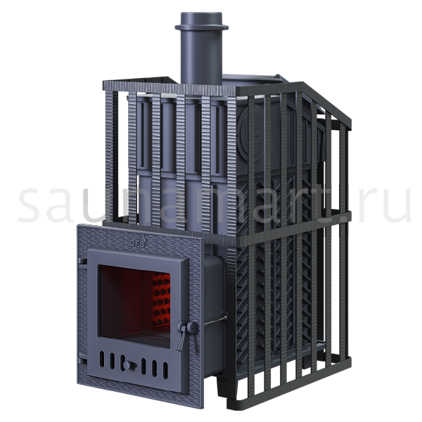 Печь дровяная чугунная Гефест GFS ЗК 25 (М) Ураган Печь дровяная чугунная Гефест GFS ЗК 25 (М) Ураган