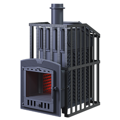 Печь дровяная чугунная Гефест GFS ЗК 30 (П2) Ураган Печь дровяная чугунная Гефест GFS ЗК 30 (П2) Ураган