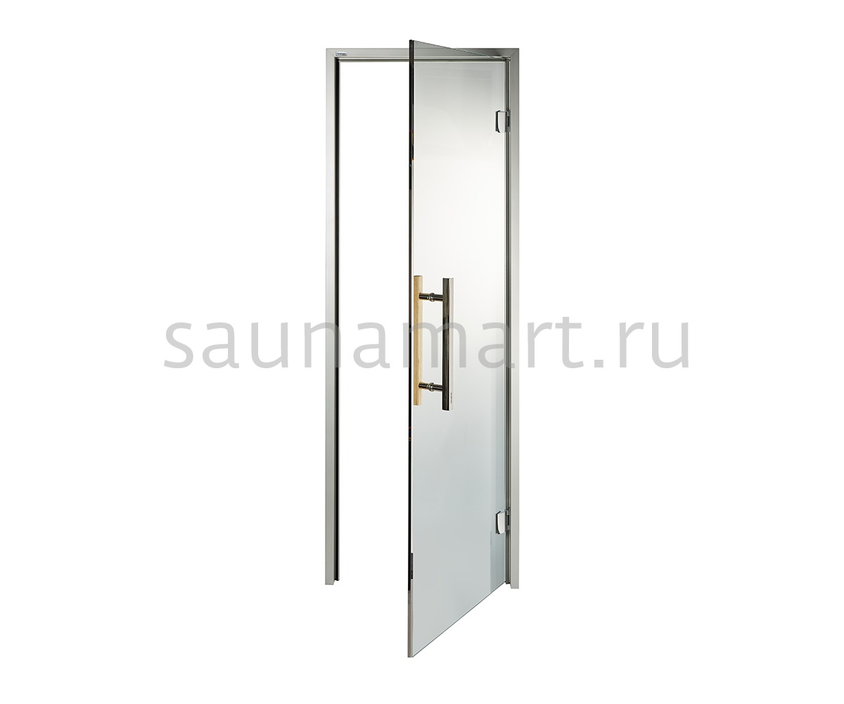 Дверь стеклянная Grandis GS 780*2090 M1 (Anodsilver) прозрачное правая Дверь стеклянная Grandis GS 780*2090 M1 (Anodsilver) прозрачное правая