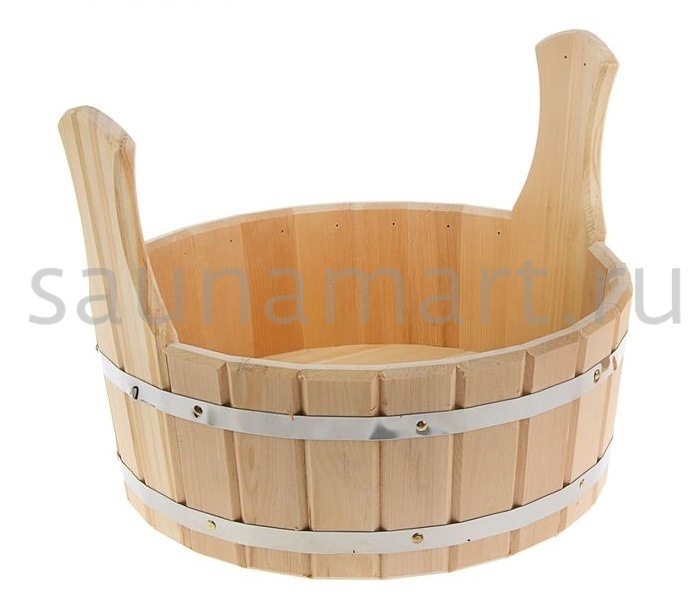 Шайка двухручная 17 л. Кедр Шайка двухручная 17 л. Кедр