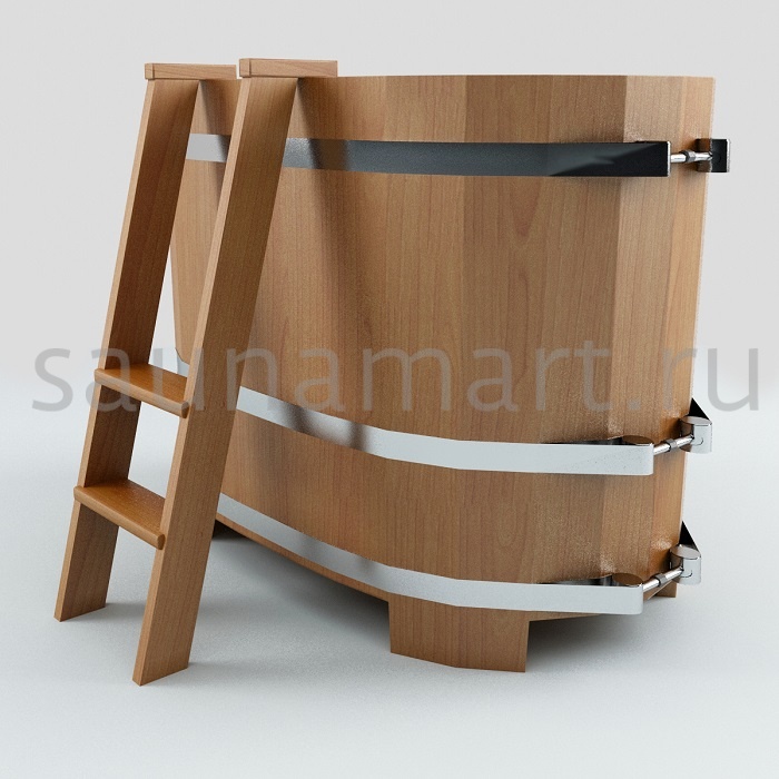 Купель овальная из дуба 1.0 х0.7 х1.0 с полимерным покрытием натуральная Купель овальная из дуба 1.0 х0.7 х1.0 с полимерным покрытием натуральная