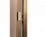 Дверь для сауны Grandis GS 680*1890 (Anodize Brasch) Бронзовая  правая руч. комби.