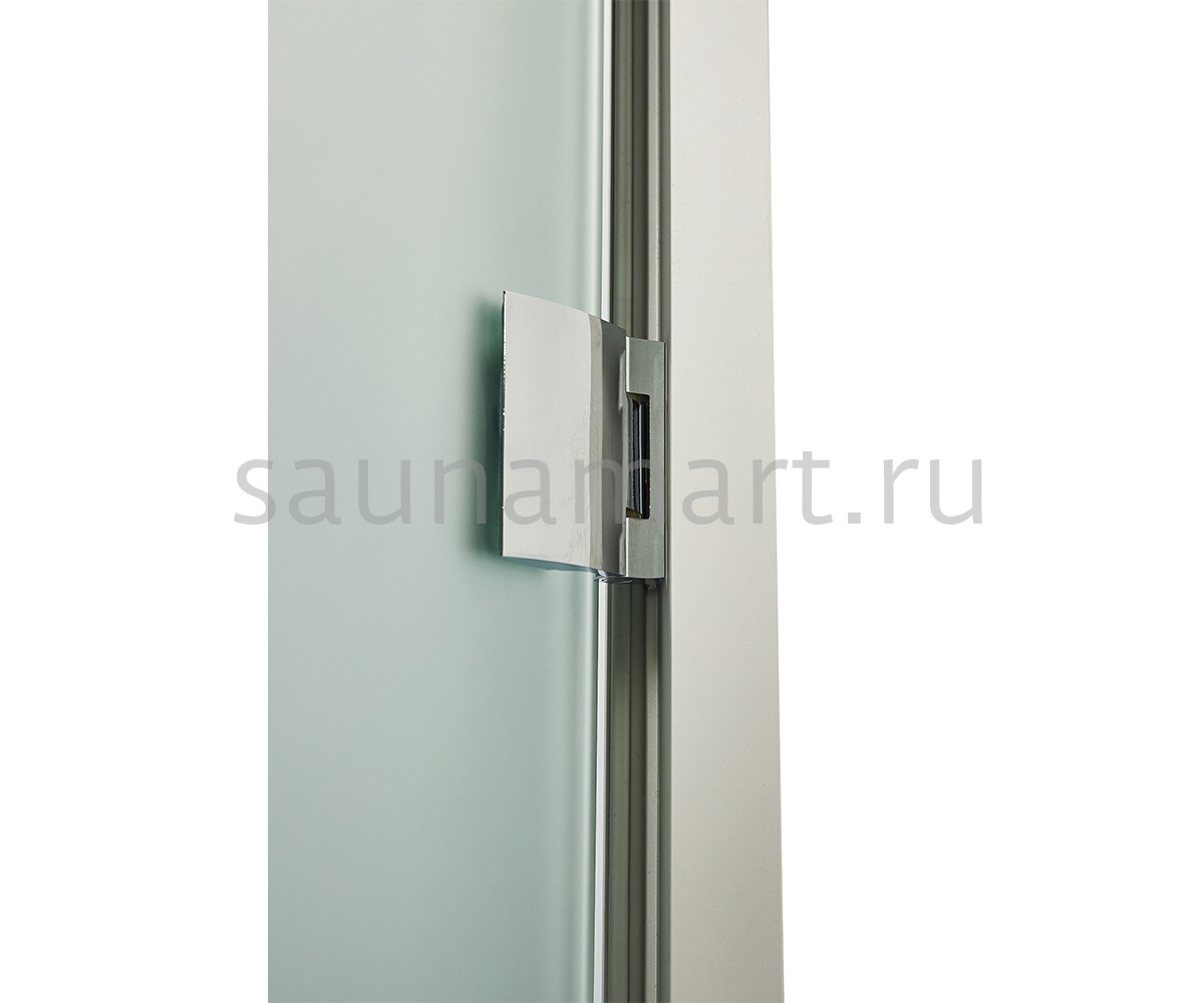 Дверь стеклянная Grandis GS 780*1990 (Anodize Silver) Сатин  прав руч. комб. Дверь стеклянная Grandis GS 780*1990 (Anodize Silver) Сатин  прав руч. комб.