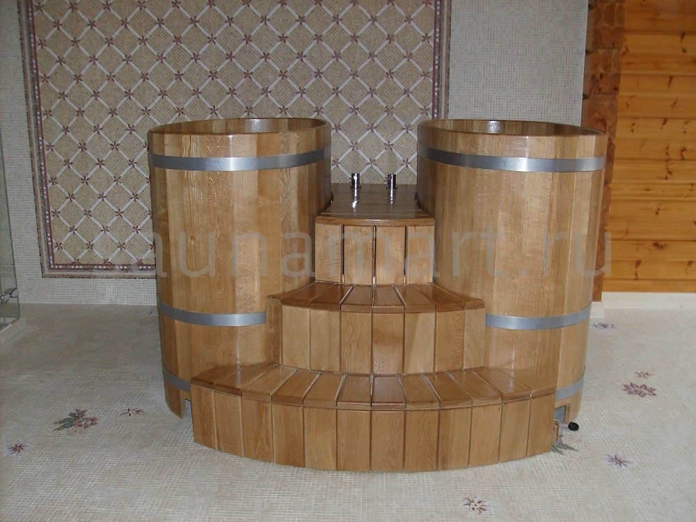 Купель овальная из дуба 1.0 х0.7 х1.0 без покрытия Традиционная Купель овальная из дуба 1.0 х0.7 х1.0 без покрытия Традиционная