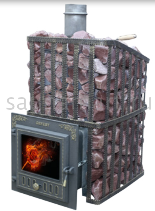 Печь дровяная чугунная Гефест GFS ЗК 25 (М) Ураган Печь дровяная чугунная Гефест GFS ЗК 25 (М) Ураган