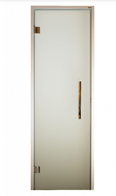 Дверь для сауны 680*1890 Grandis GS Anod Silver Сатин 8мм левая Дверь для сауны 680*1890 Grandis GS Anod Silver Сатин 8мм левая