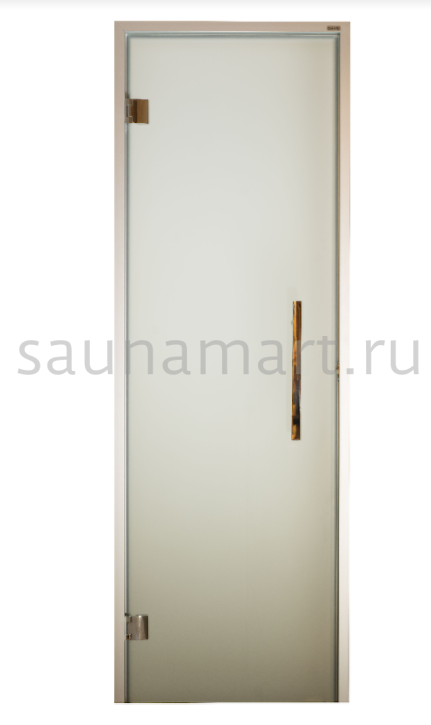 Дверь для сауны 680*1890 Grandis GS Anod Silver Сатин 8мм левая Дверь для сауны 680*1890 Grandis GS Anod Silver Сатин 8мм левая