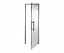 Дверь стеклянная Grandis GS 680*2090 M1 (Anodsilver) прозрачное правая