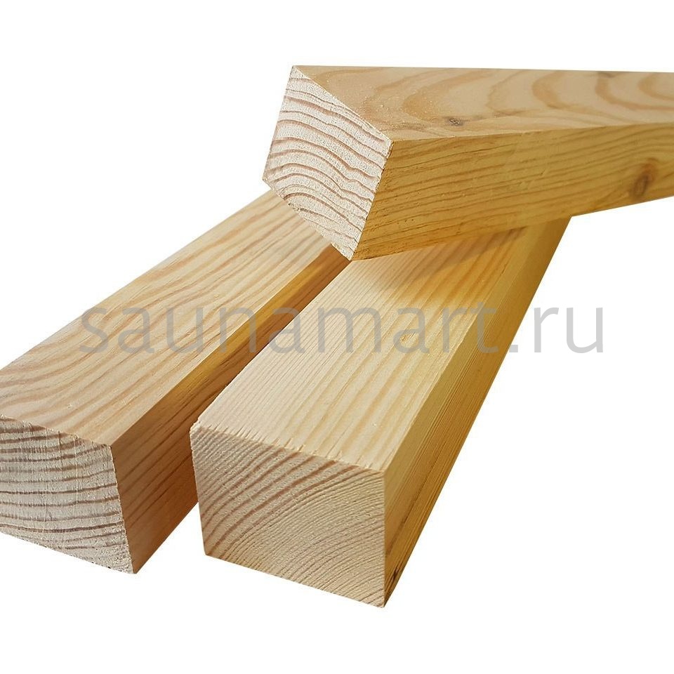 Брус строганный сосна 50х40 L-3.0 м  Брус строганный сосна 50х40 L-3.0 м