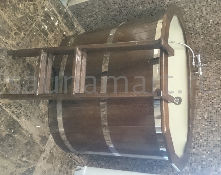 Купель пластиковая овальная 1.0 х0.7 х1.0 дуб/лиственница с полимерным покрытием Купель пластиковая овальная 1.0 х0.7 х1.0 дуб/лиственница с полимерным покрытием