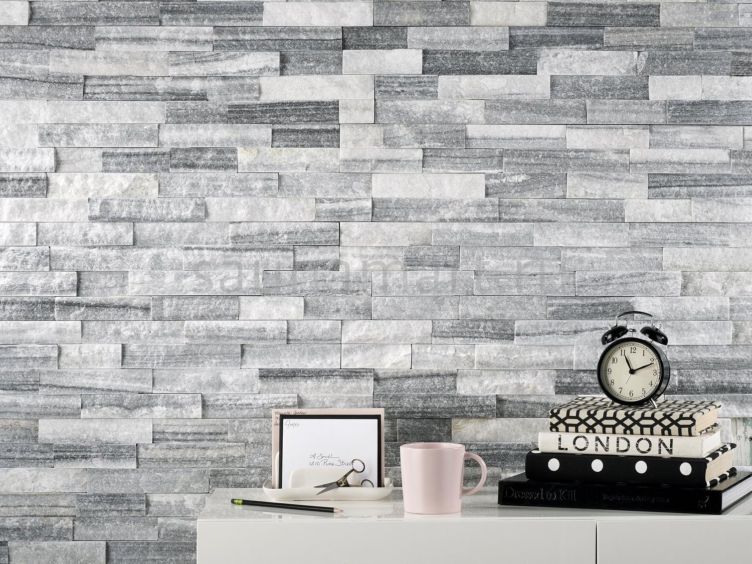 Камень натуральный Кварцит бело-серый плитка 600х150мм 10-20мм НЕО (0.54 м2/уп) Камень натуральный Кварцит бело-серый плитка 600х150мм 10-20мм НЕО (0.54 м2/уп)