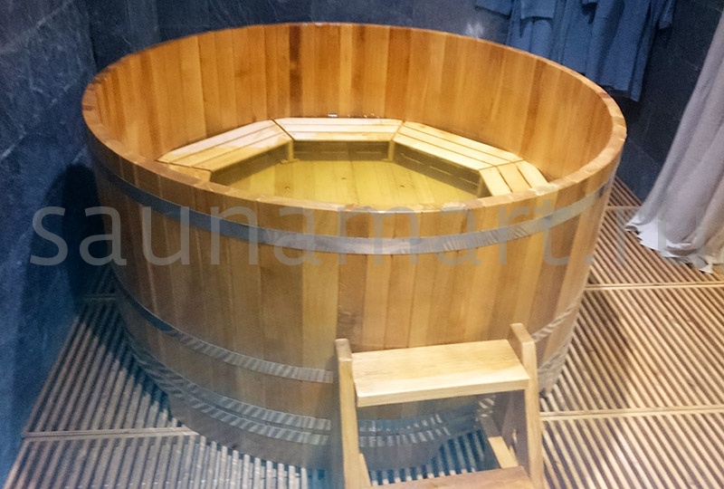 Купель круглая из лиственницы D=1.2 H=1.0 без покрытия CityWood Купель круглая из лиственницы D=1.2 H=1.0 без покрытия CityWood