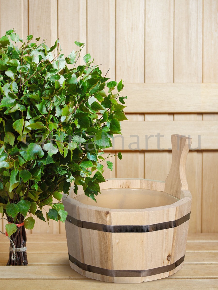 Ушат 4 л. пласт. вставкой ПЛ-11 Ушат 4 л. пласт. вставкой ПЛ-11