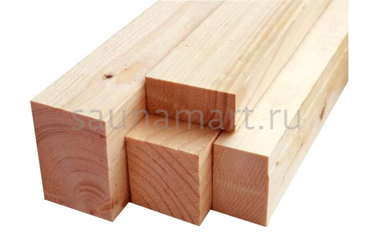 Брус строганный сосна 50х40 L-3.0 м  Брус строганный сосна 50х40 L-3.0 м
