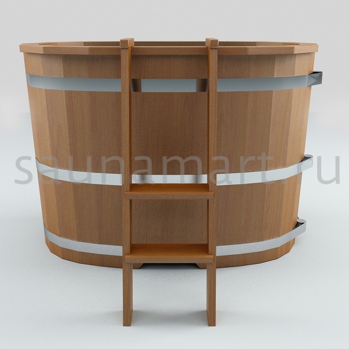 Купель пластиковая овальная 1.0 х0.7 х1.0 дуб/лиственница без покрытия Купель пластиковая овальная 1.0 х0.7 х1.0 дуб/лиственница без покрытия