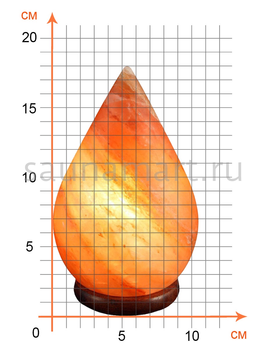 Соляная лампа КАПЛЯ SALTWAY Соляная лампа КАПЛЯ SALTWAY
