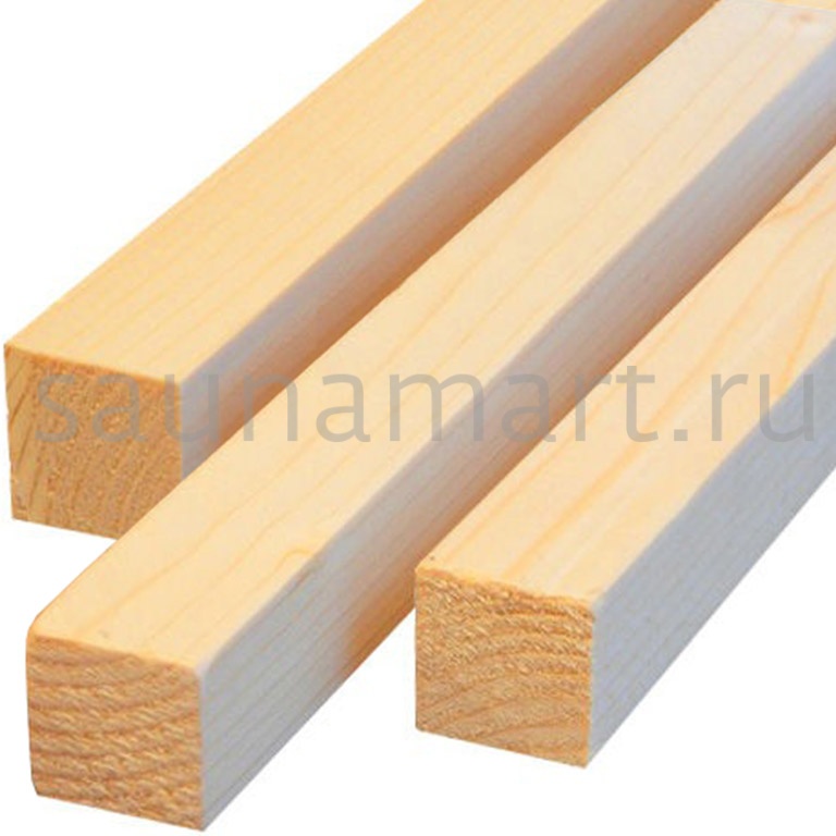 Брус калиброванный сосна 50х40 L-3.0 м Брус калиброванный сосна 50х40 L-3.0 м