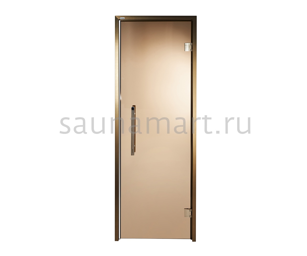 Дверь стеклянная Grandis GS 680*1990 (Anodize Brasch) Бронзовая  правая ручка ком.  Дверь стеклянная Grandis GS 680*1990 (Anodize Brasch) Бронзовая  правая ручка ком.