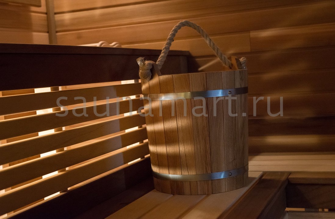 Запарник с нержавеющей вставкой 16л ДУБ Запарник с нержавеющей вставкой 16л ДУБ