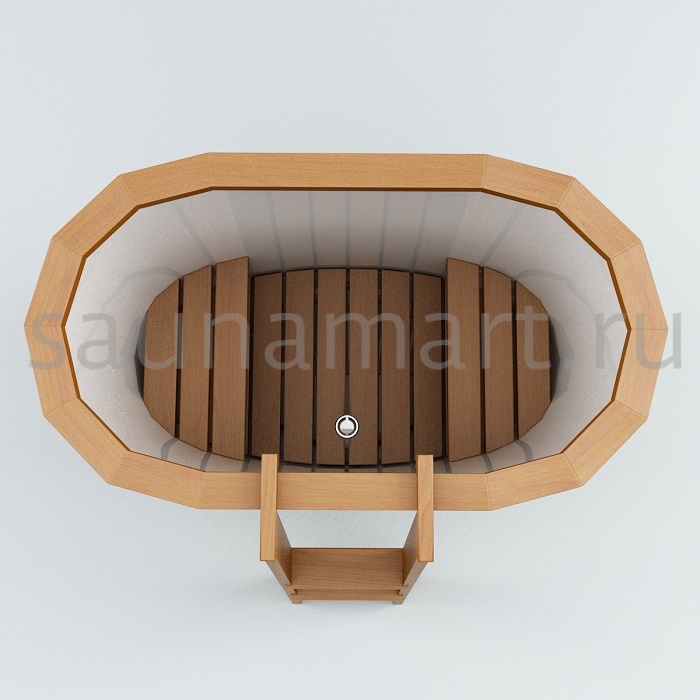 Купель пластиковая овальная 1.0 х0.7 х1.0 дуб/лиственница с полимерным покрытием Купель пластиковая овальная 1.0 х0.7 х1.0 дуб/лиственница с полимерным покрытием